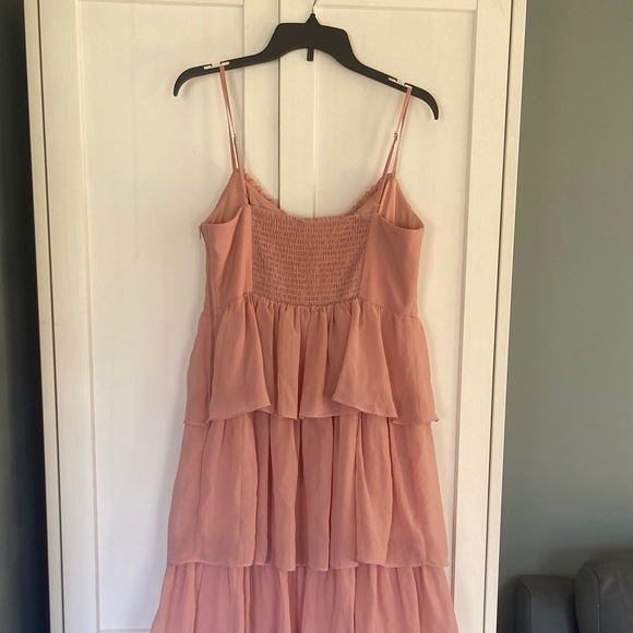 Birdy Grey Chiffon Dusty Rose Dress - Picture 10 of 13